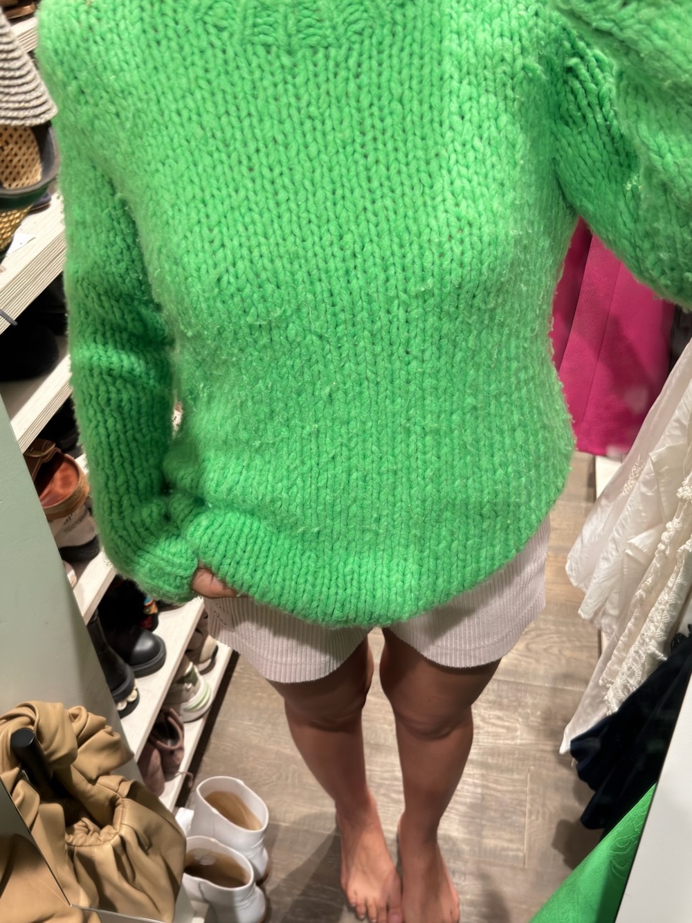 Gabriela Hearst 100% Cashmere Green Sweater